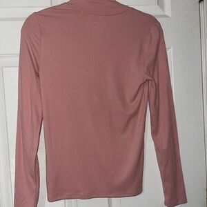 Women's Pink Long Sleeve Top